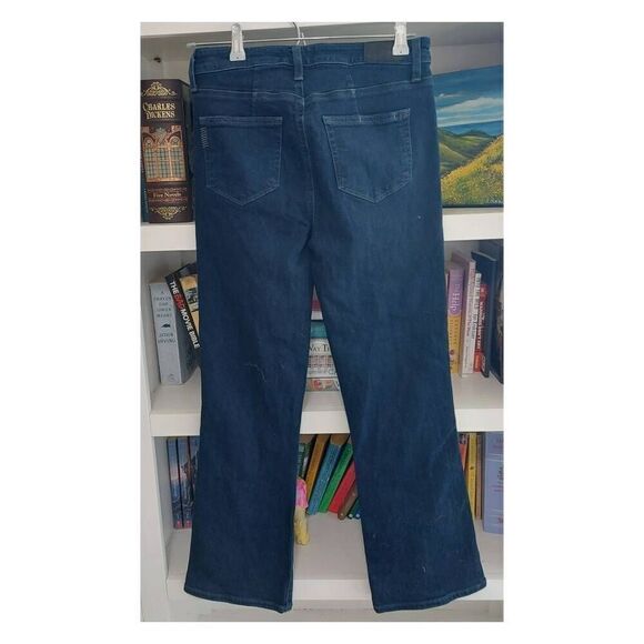 Paige Claudine Crop Jean Carden Dark Wash size 26 - Picture 11 of 14